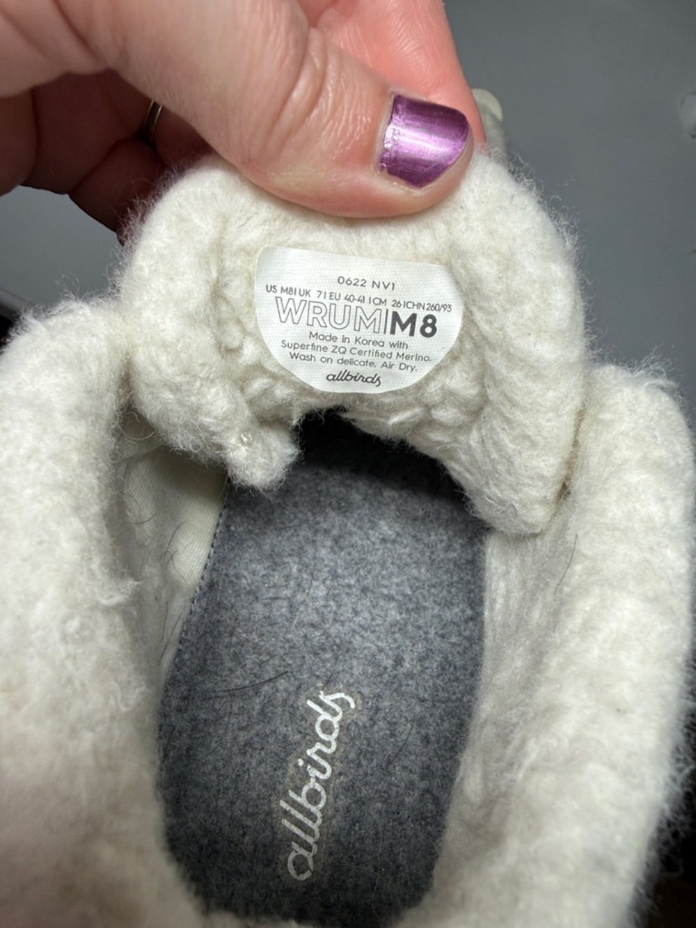 Allbirds Men’s Wool Runner-Up Fluffs - Picture 9 of 9
